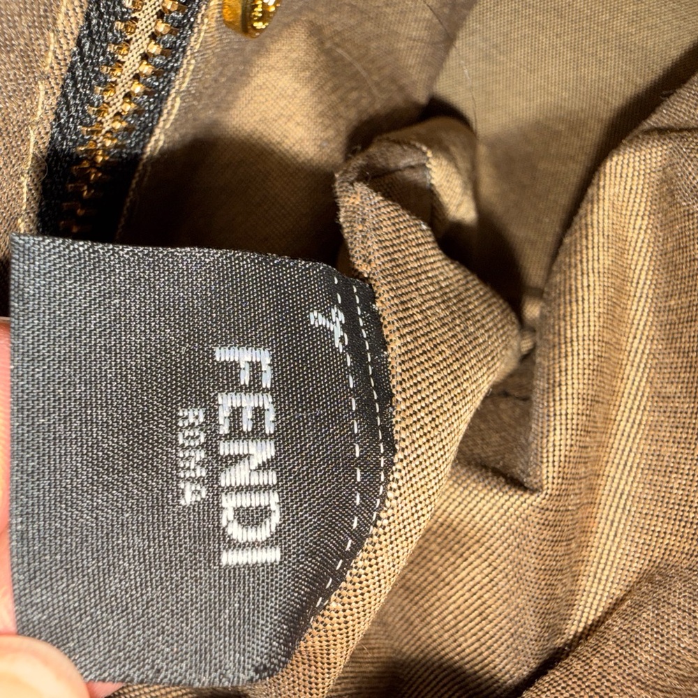 Fendi Crossbody Bag in Brown with Gold Accents - Picture 8 of 9
